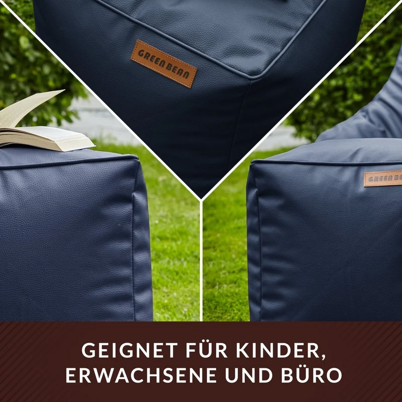 Cube Sitzhocker aus Kunstleder