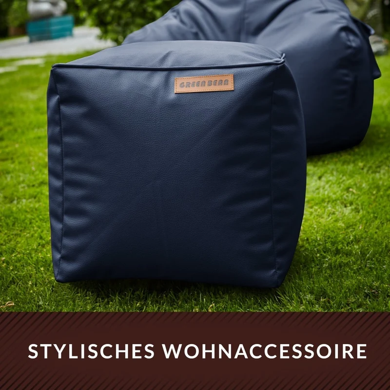 Cube Sitzhocker aus Kunstleder