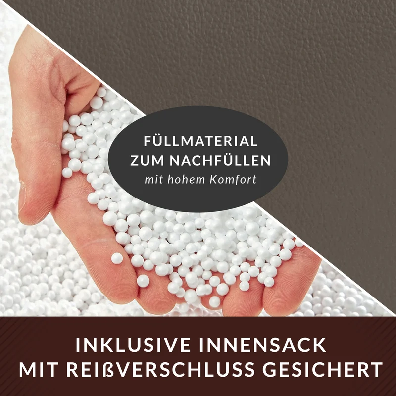 Cube Sitzhocker aus Kunstleder