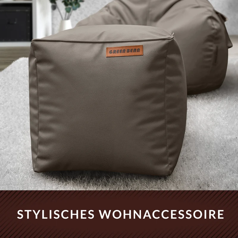 Cube Sitzhocker aus Kunstleder