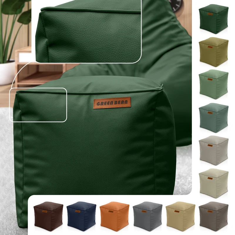 Cube Sitzhocker aus Kunstleder