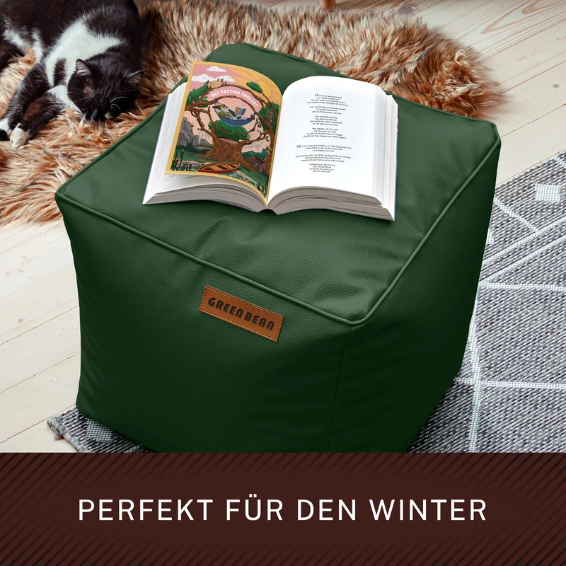 Cube Sitzhocker aus Kunstleder
