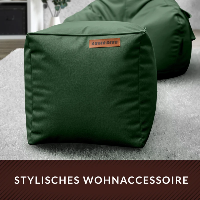 Cube Sitzhocker aus Kunstleder
