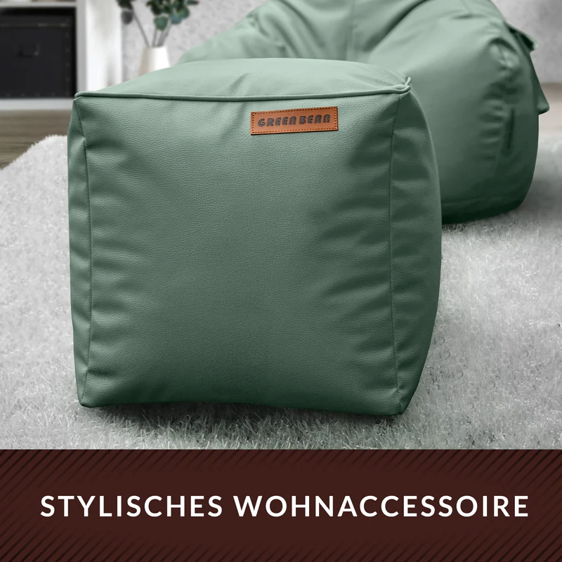 Cube Sitzhocker aus Kunstleder