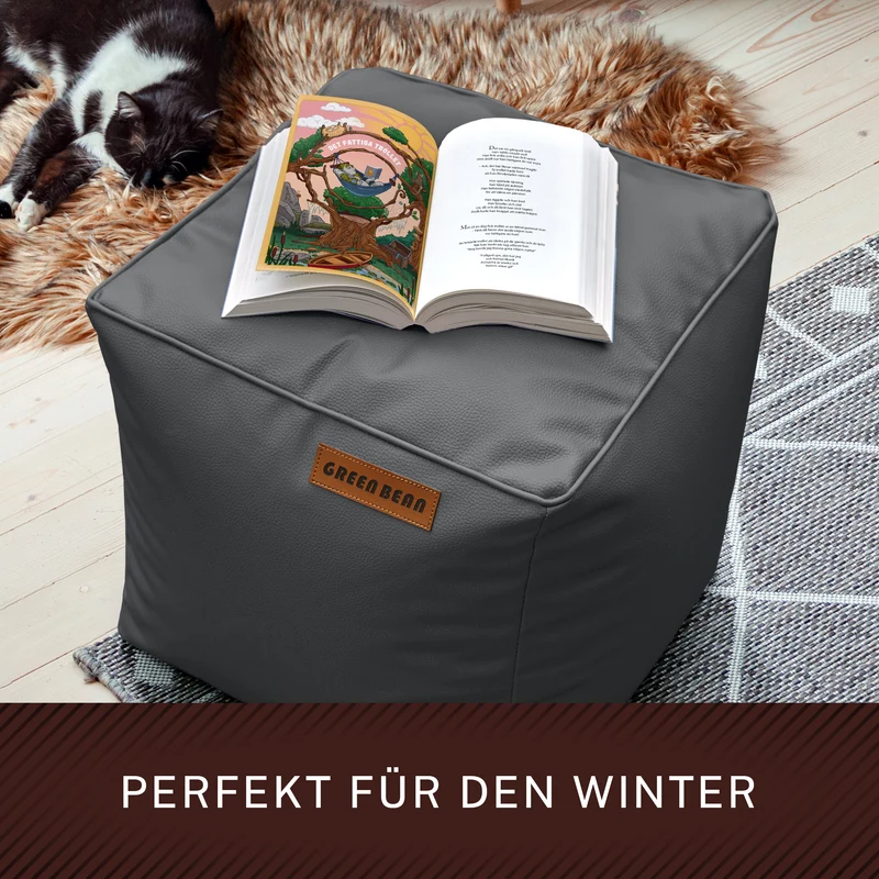 Cube Sitzhocker aus Kunstleder