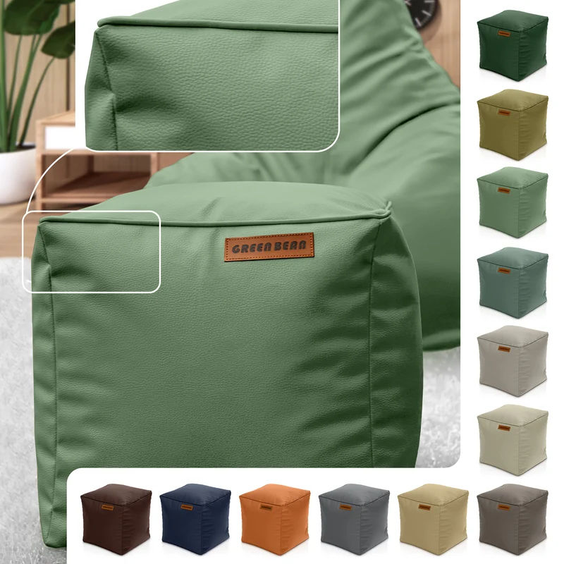 Cube Sitzhocker aus Kunstleder
