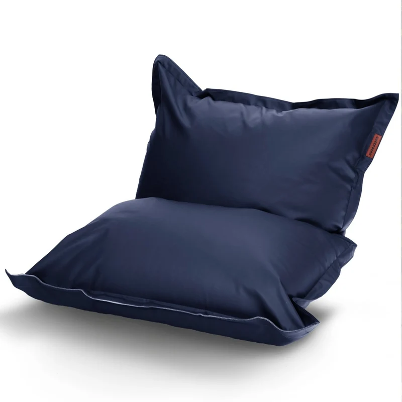 Square Riesensitzsack aus Kunstleder für Indoor & Outdoor