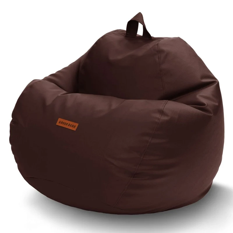 Scoop Sitzsack aus Kunstleder mit Tragegriff