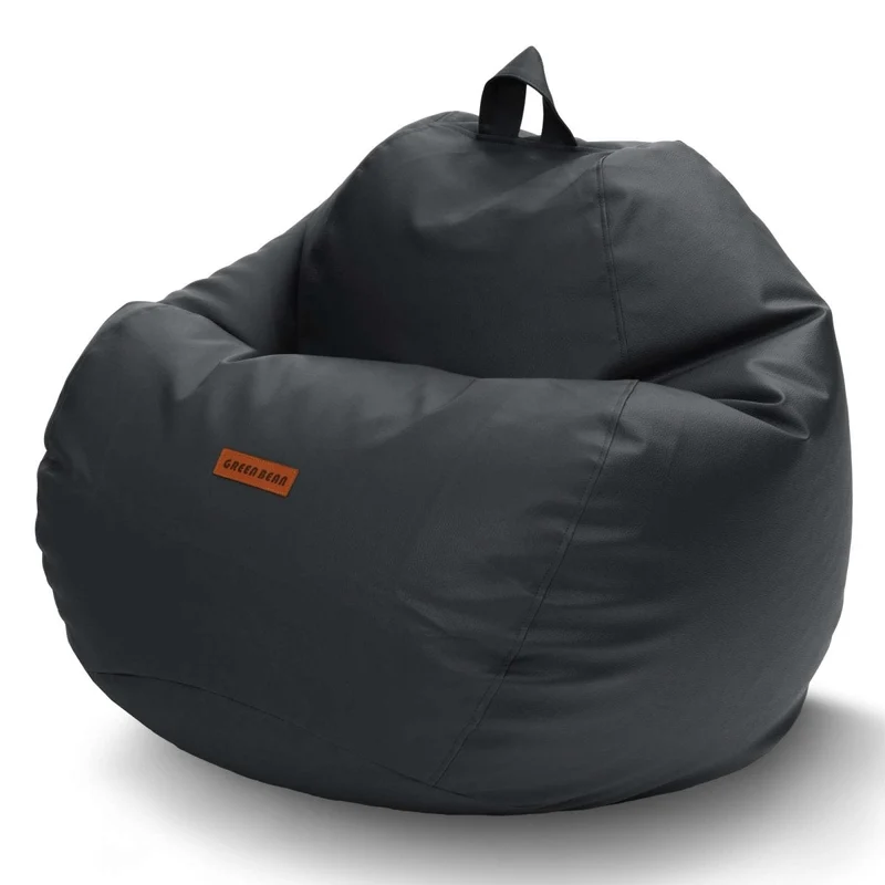 Scoop Sitzsack aus Kunstleder mit Tragegriff