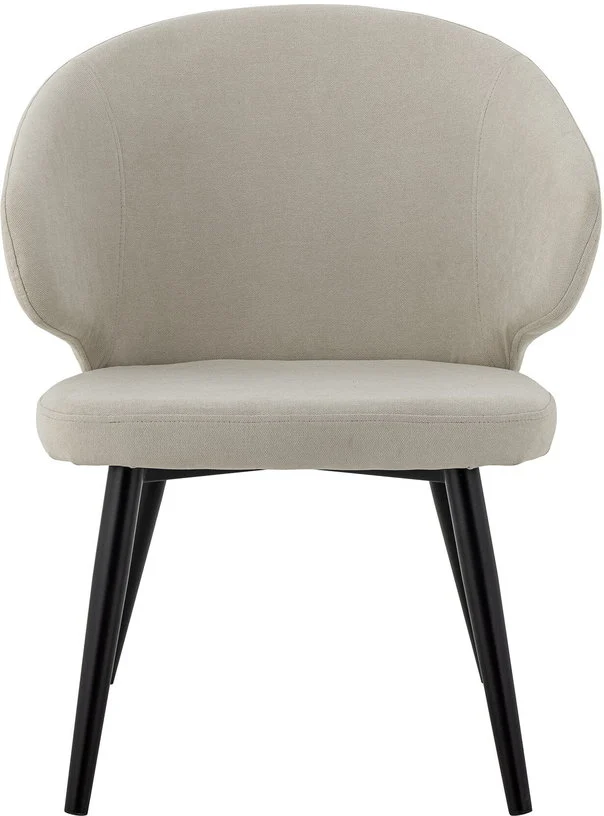Chaise en polyester gris Loon - Bloomingville