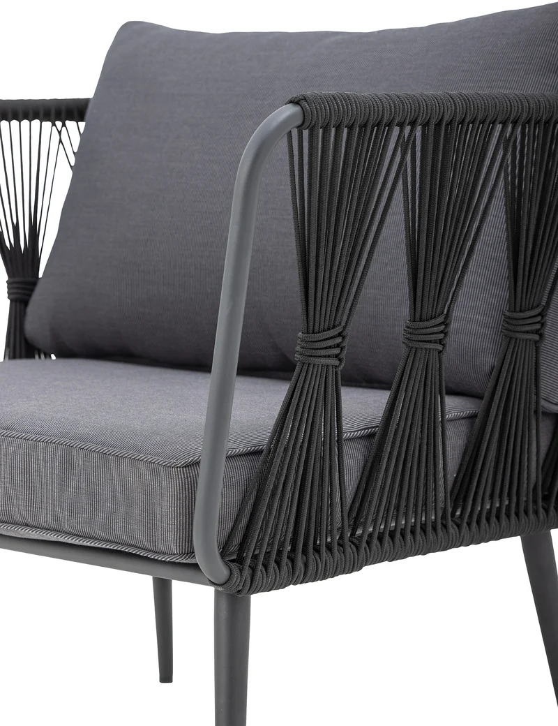 Pavone Chaise De Salon Noir Métal - Bloomingville