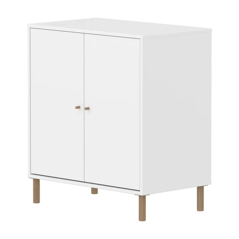Flexa Saga Schrank, 2 Türen Weiss/Eiche