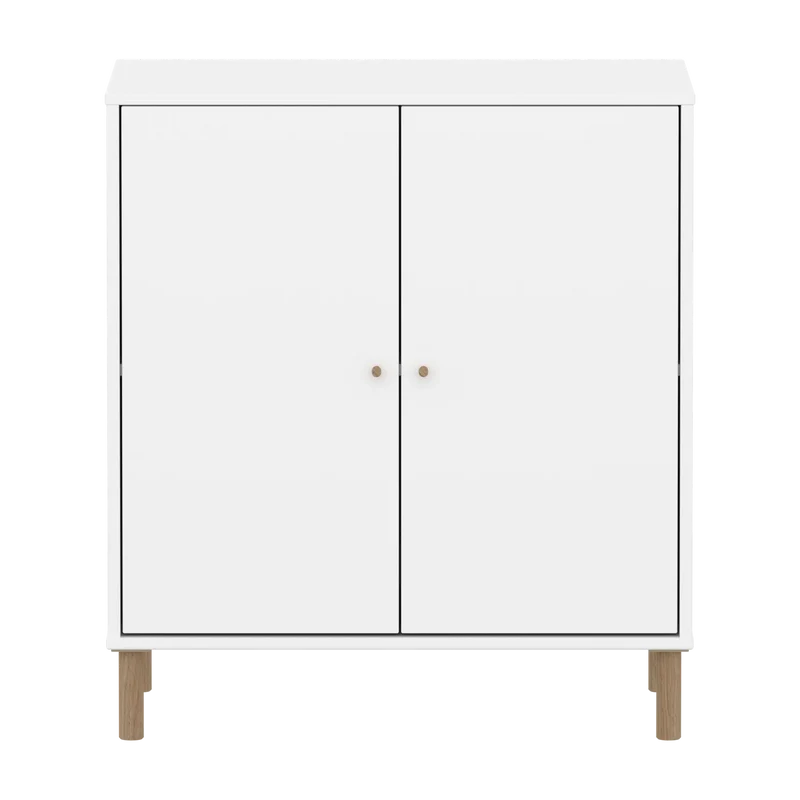 Flexa Saga Schrank, 2 Türen Weiss/Eiche