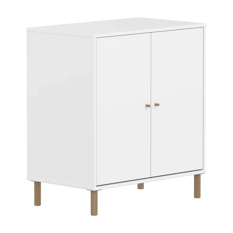 Flexa Saga Schrank, 2 Türen Weiss/Eiche