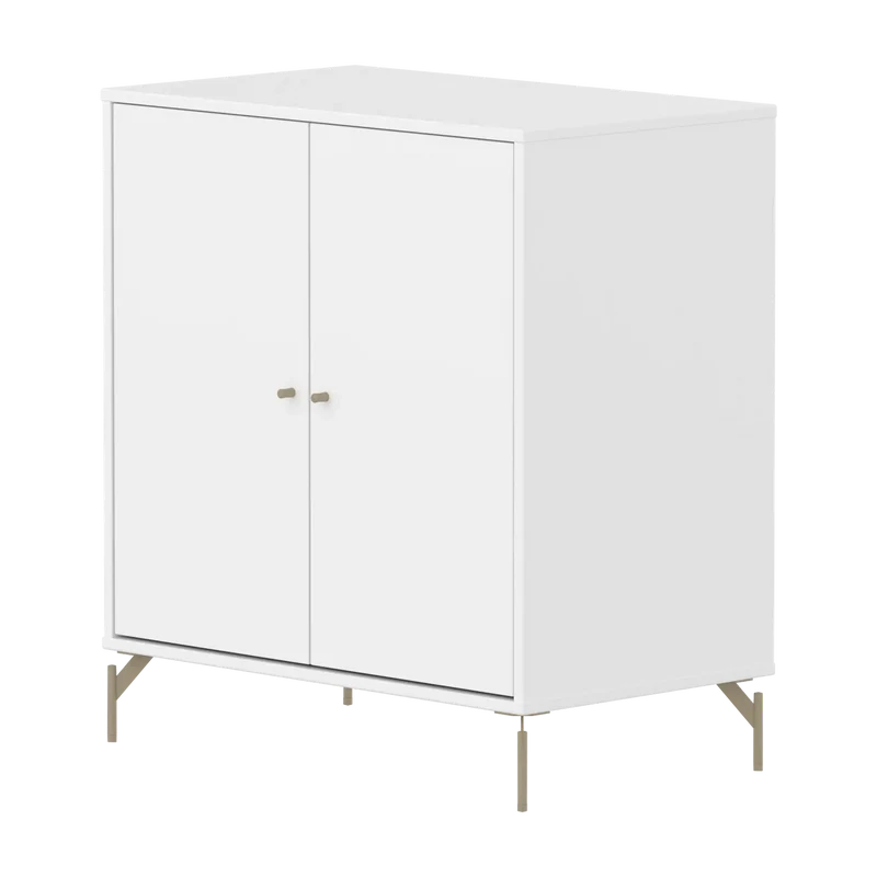 Flexa Saga Schrank, 2 Türen Weiss/Sand