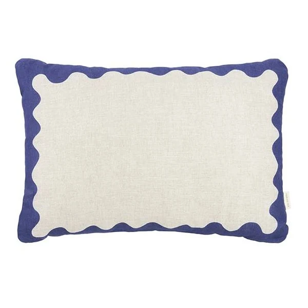 Nobodinoz Leinenkissen Blau