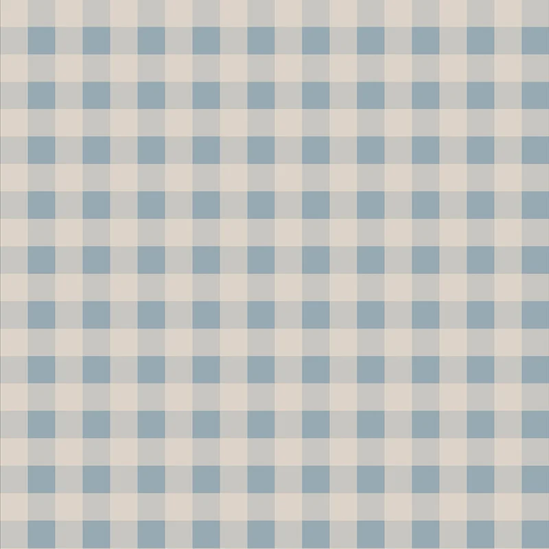 Dekornik Tapete Karo minimini blue cream Streifen 50 x 280