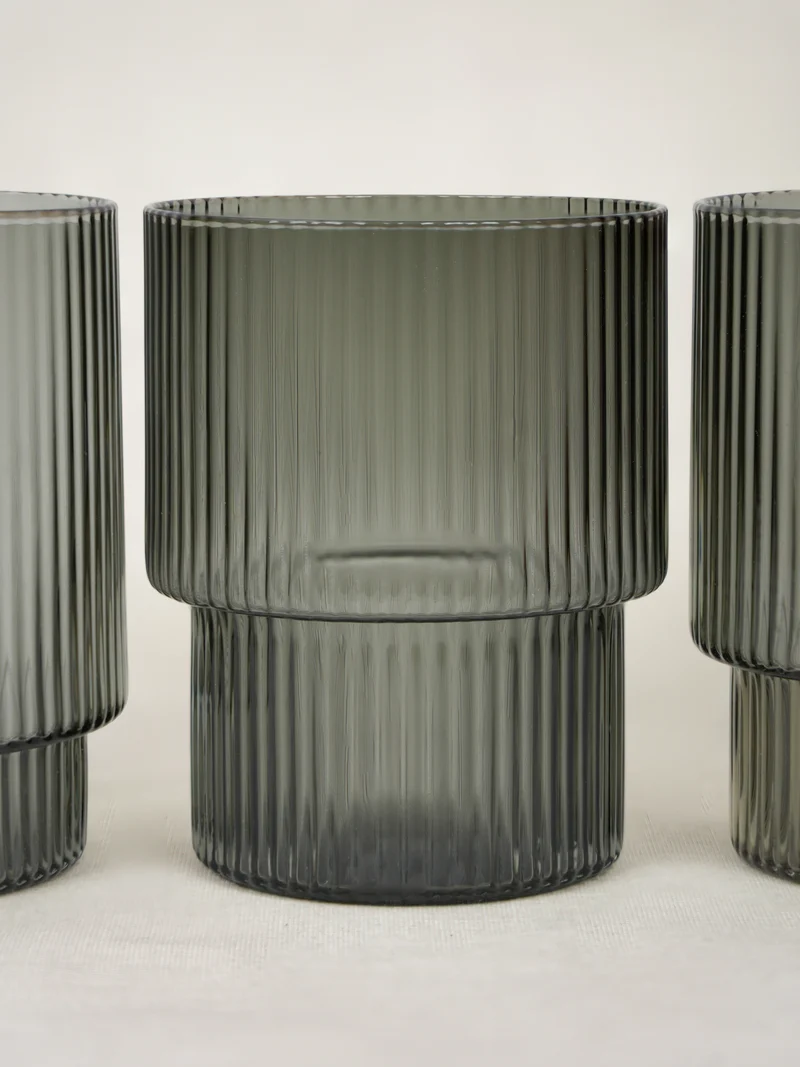 GLAS RIPPLE 4ER SET