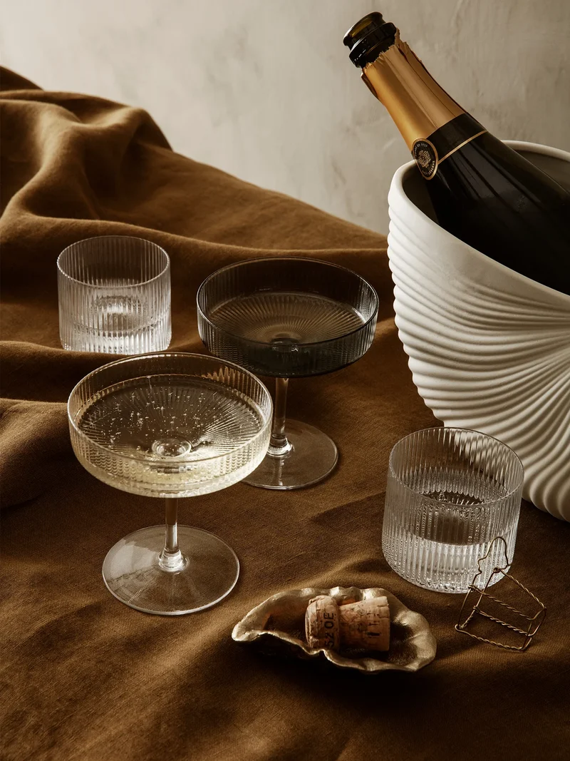 CHAMPAGNER GLÄSER RIPPLE 2ER SET