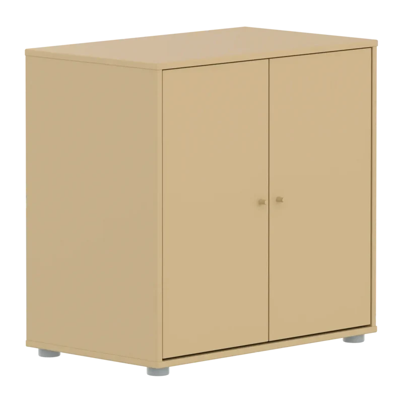 Flexa Saga Schrank, 2 Türen Sand/Grau