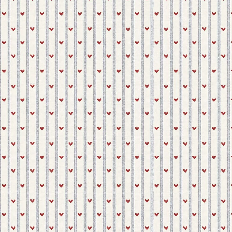 Dekornik Tapete Herzen and stripes morning Streifen 50 x 280