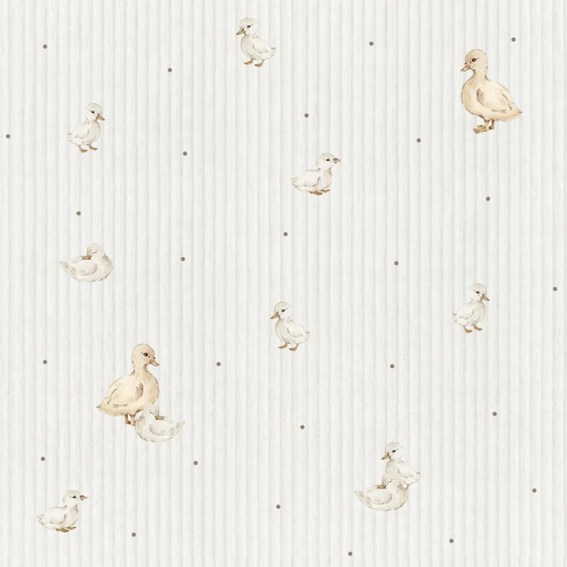 Dekornik Tapete Ducklings cute Streifen 50 x 280