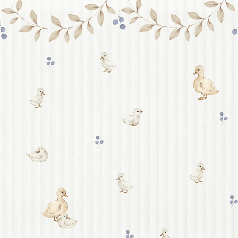 Dekornik Tapete Ducklings with ornaments Streifen 50 x 280