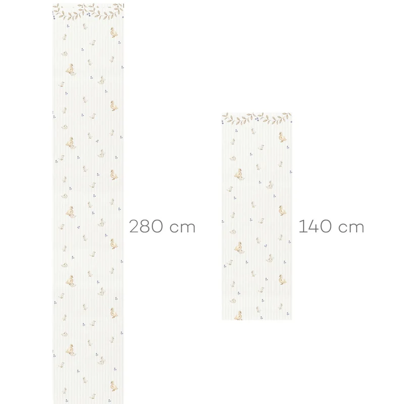 Dekornik Tapete Ducklings with ornaments Streifen 50 x 280
