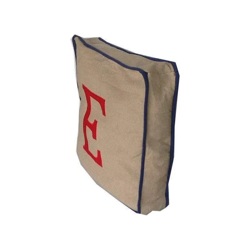 Box Edged Pillow Covers with Piping, Personalized Box Pillow Cover