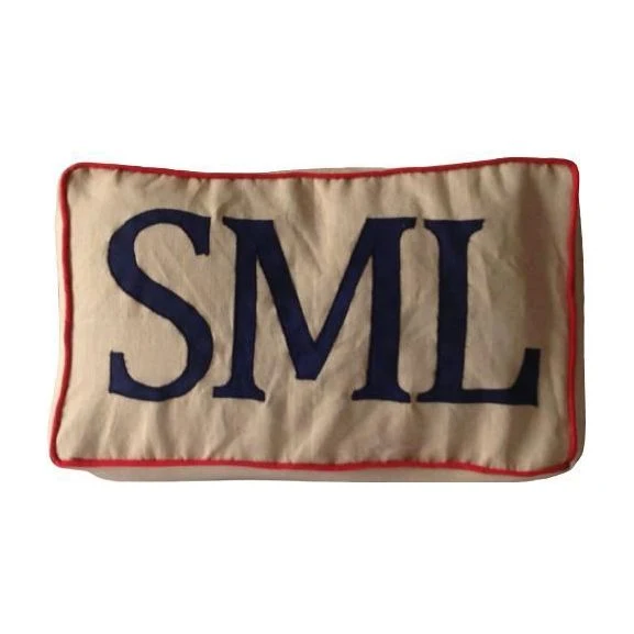 Large Applique Monogram Boys Room Decor