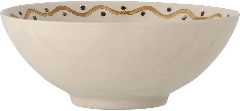 Bol en grès beige 19x7,5cm Heikki - Bloomingville