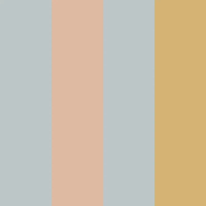 Dekornik Tapete Streifen blue salmon yellow Streifen 50 x 280