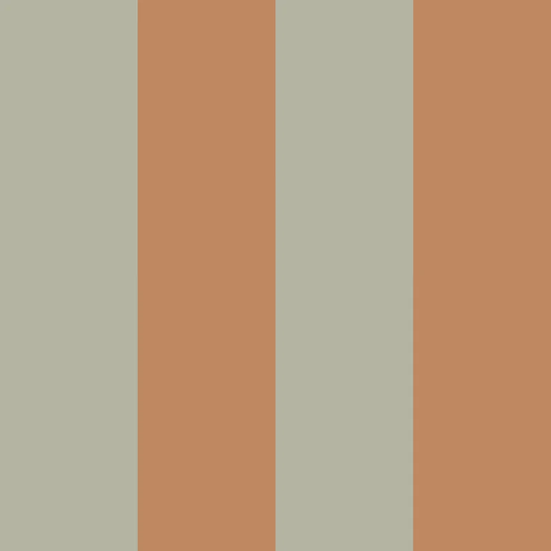 Dekornik Tapete Streifen green brown Streifen 50 x 280