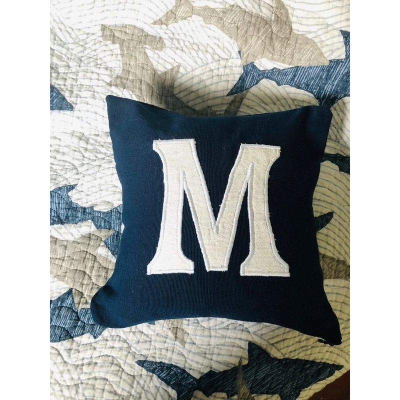 Navy Blue Square Pillows