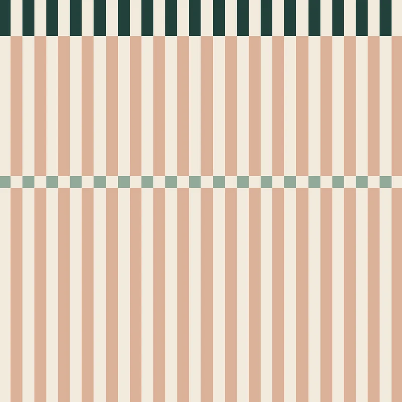 Dekornik Tapete Streifen happy cherry pink and green Streifen 50 x 280