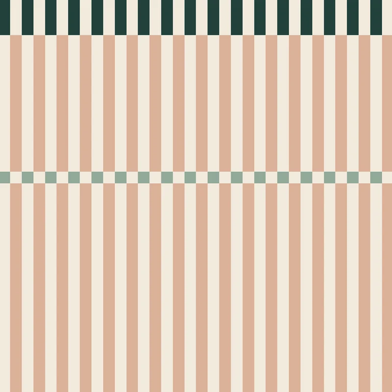 Dekornik Tapete Streifen happy cherry pink and green Streifen 50 x 280