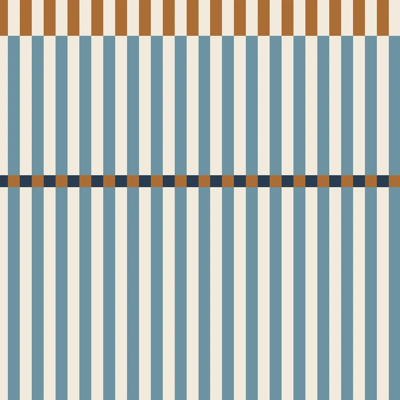Dekornik Tapete Streifen happy blue and honey Streifen 50 x 280