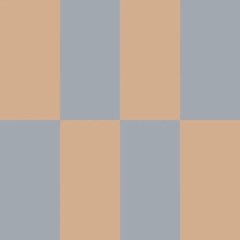 Dekornik Tapete Streifen blue beige Upside down Streifen 50 x 280