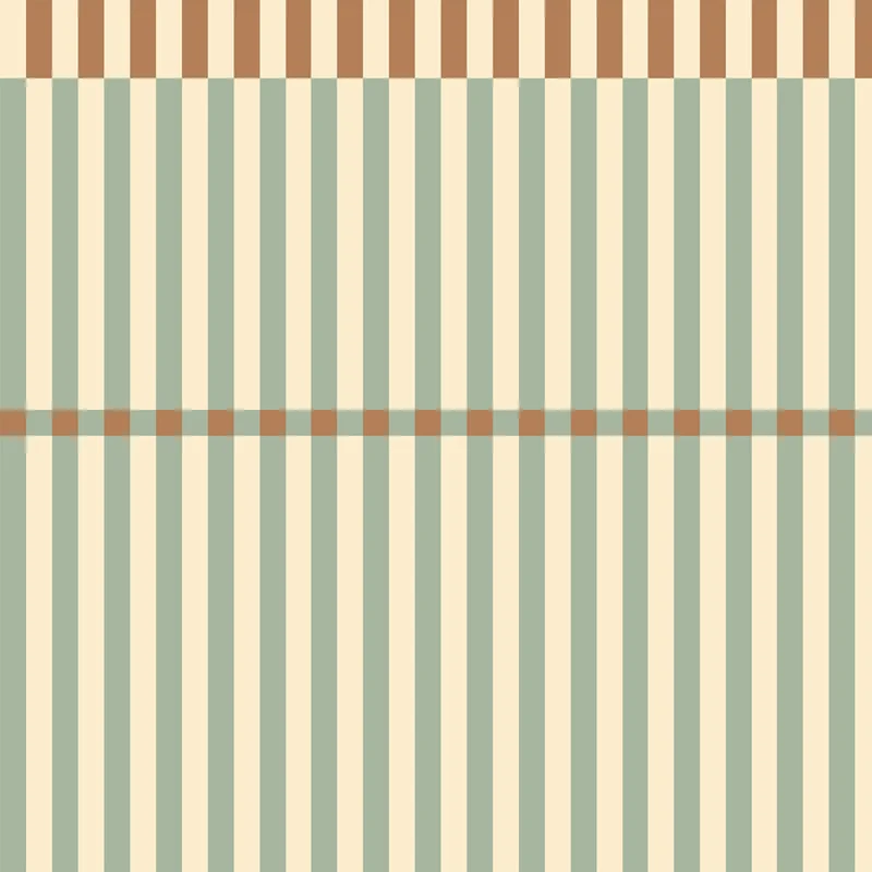 Dekornik Tapete Streifen nostalgia green vintage Streifen 50 x 280