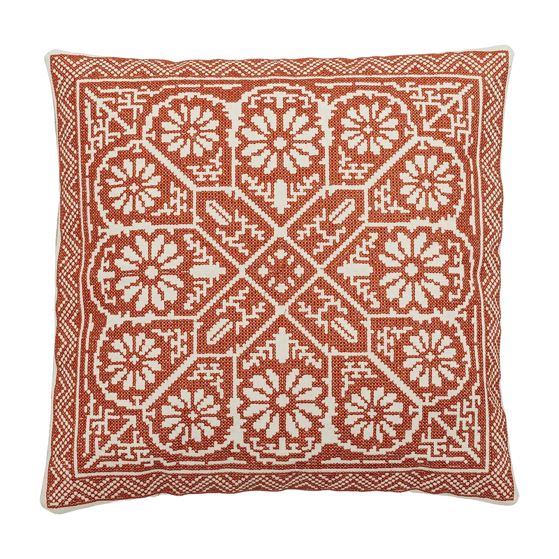 Madita Coussin Rouge Coton - Bloomingville