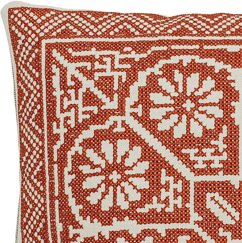 Madita Coussin Rouge Coton - Bloomingville
