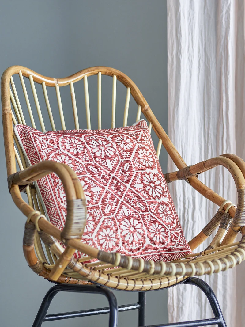 Madita Coussin Rouge Coton - Bloomingville