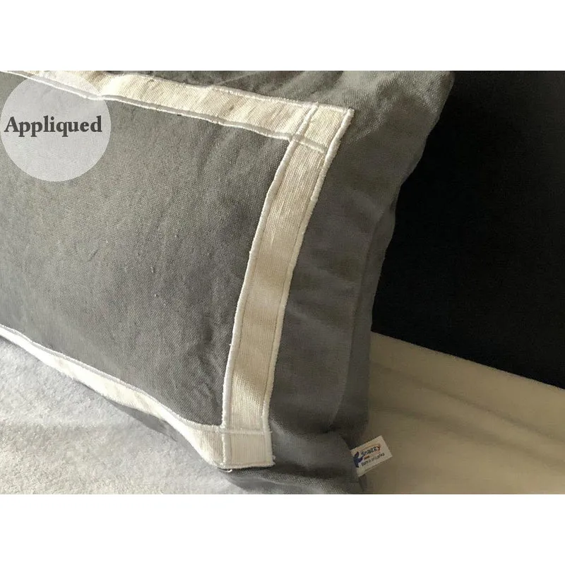 Gray Trim Pillows