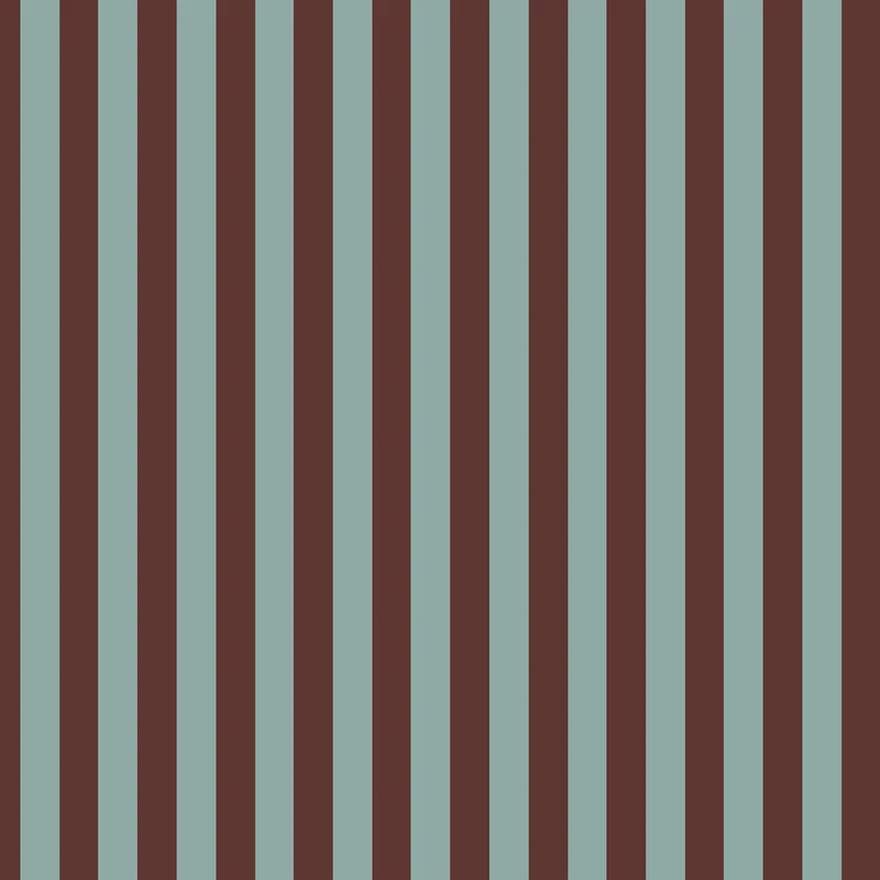 Dekornik Tapete Wide stripes classy brown and mint Streifen 50 x 280