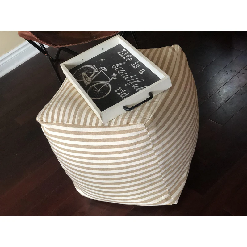 Square Pouf Ottoman Cover, Square floor pillow, Ottoman Pouf