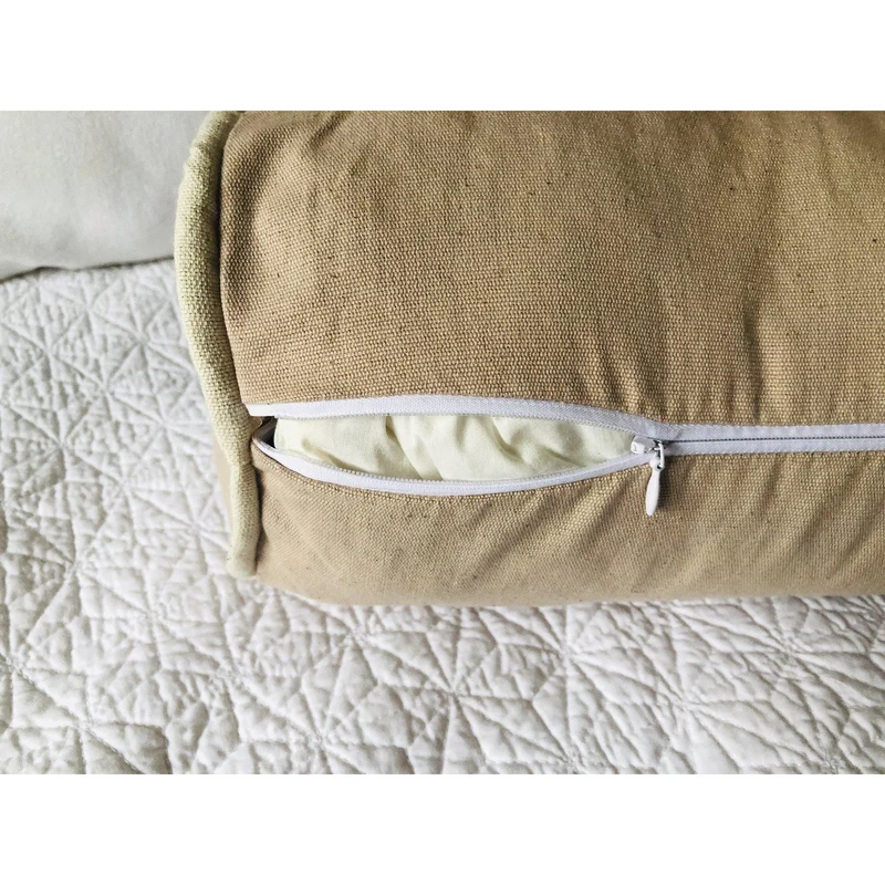 Beige Long Bolster Pillows for Children by Snazzy Living
