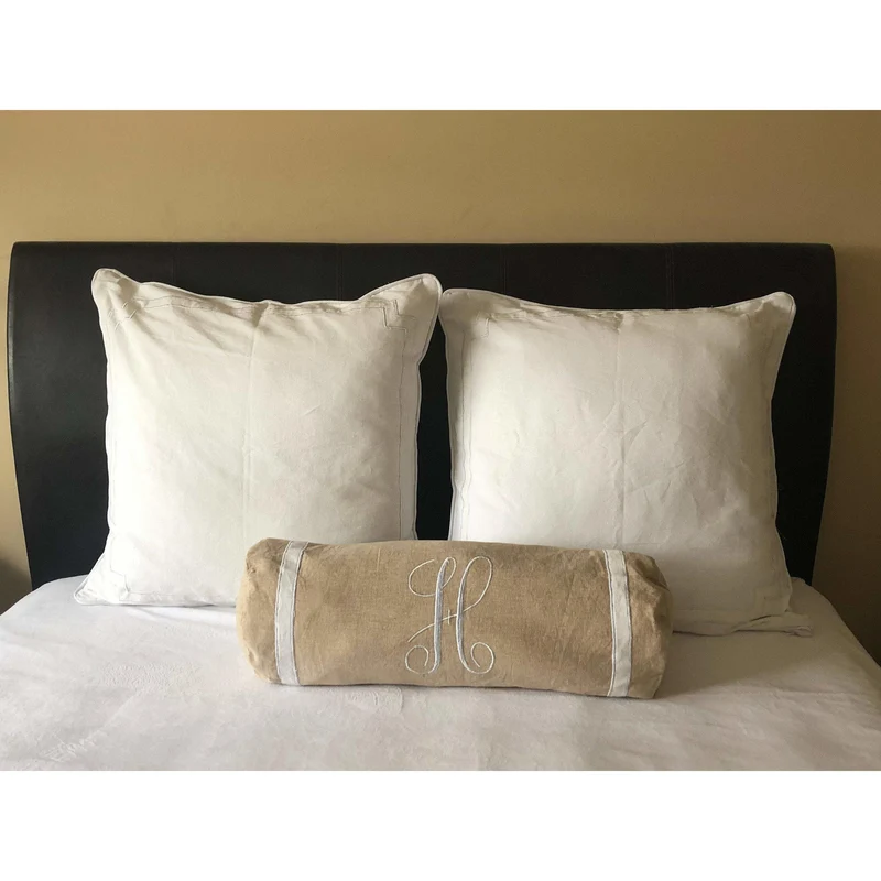 Name Neckroll Bolster Pillow Cover