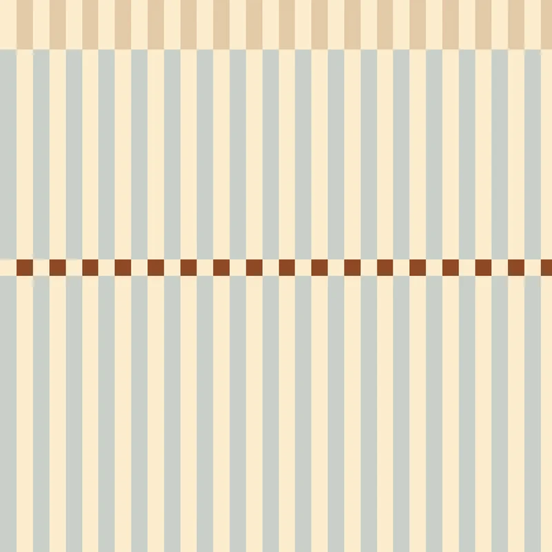Dekornik Tapete Streifen nostalgia beige blue vintage Streifen 50 x 280