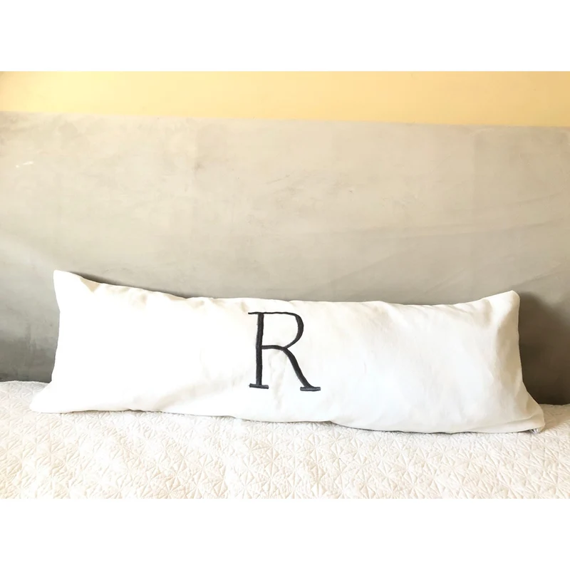 Monogrammed Pillow Cover, Monogram Wedding Gift, Personalzied Gifts for Couples