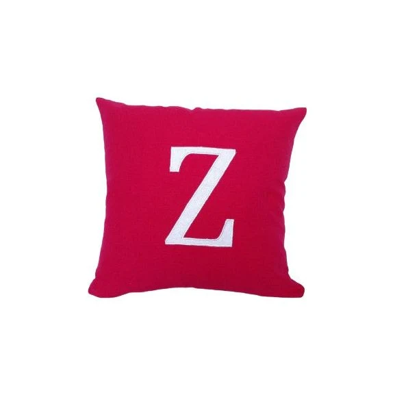 Pink Letter Pillow Covers 16x16 , Alphabet Pillow
